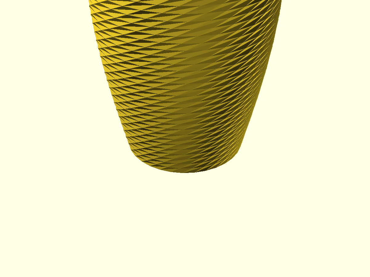 Vase Tressé Géométrique (Impression 3d gratuite) - Fichier STL Gratuit