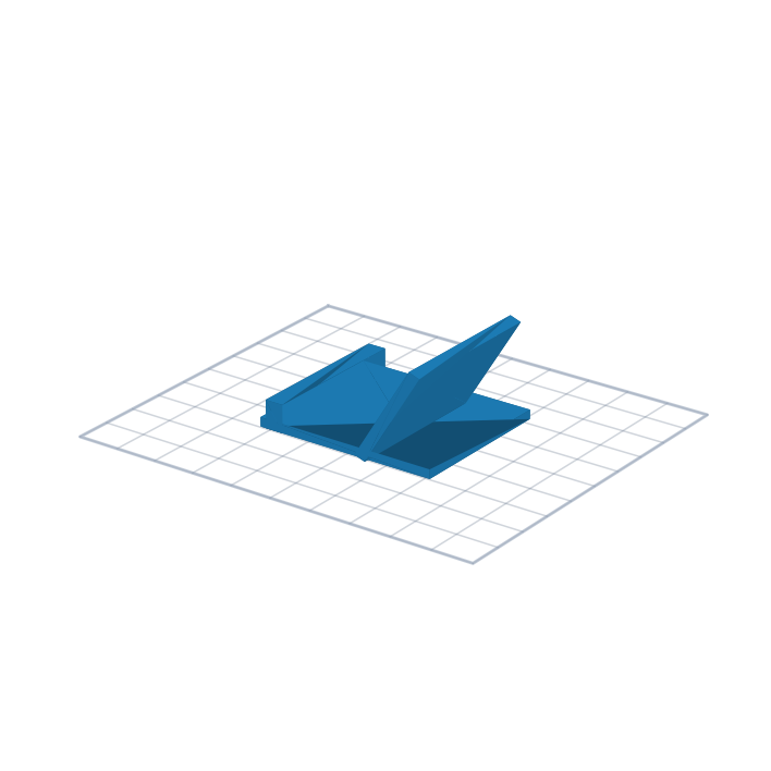 Support de Smartphone Incliné (Support telephone inclinable ajustable) - Fichier STL Gratuit