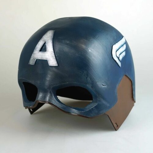 Casque Captain America - Modèle 3D pour Impression 3D 4 Casque Captain America - Modèle 3D pour Impression 3D