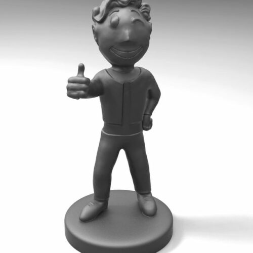 Figurine de Fallout Vault Boy - Fichiers STL Gratuits à Télécharger