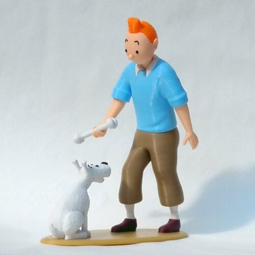 Figurine 3D de Tintin et Milou à Imprimer